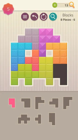 Polygrams - Tangram Puzzles (Полиграммы)  [МОД Mega Pack] Screenshot 5