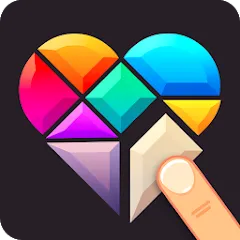 Скачать взлом Polygrams - Tangram Puzzles (Полиграммы)  [МОД Mega Pack] - стабильная версия apk на Андроид