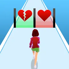 Взлом Girl Run 3D - Fun Running Game (девушка бежит)  [МОД Unlimited Money] - последняя версия apk на Андроид