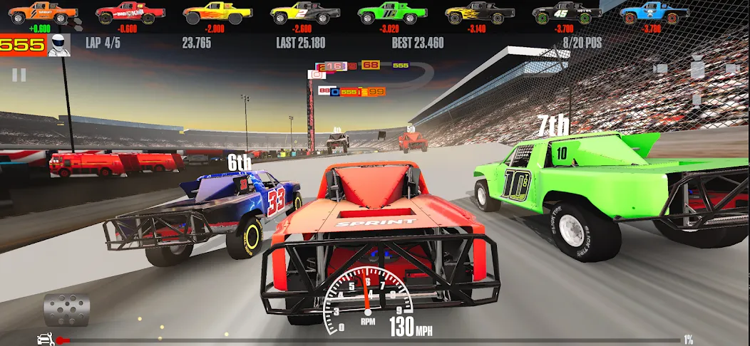 Stock Car Racing (ток Кар Гонки)  [МОД Много монет] Screenshot 5