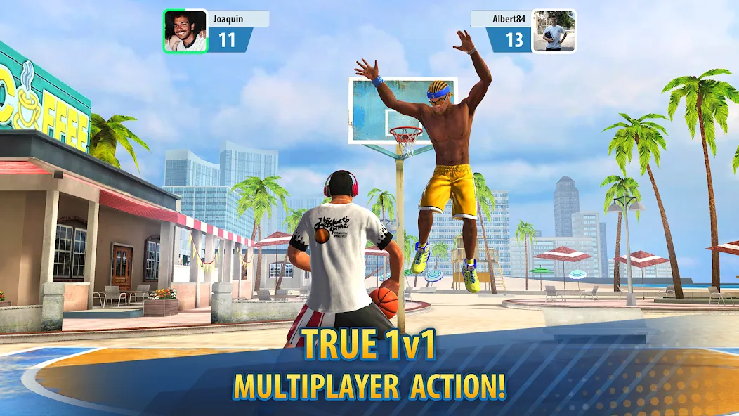 Basketball Stars: Multiplayer (Баскетбол Старс)  [МОД Бесконечные деньги] Screenshot 2