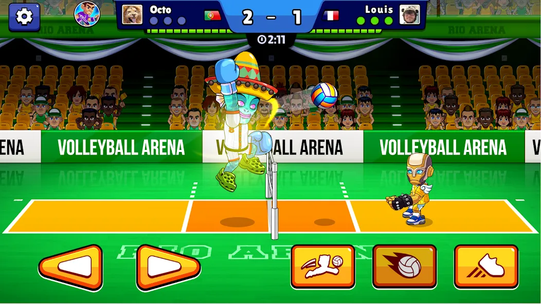 Volleyball Arena: Spike Hard (Волейбольная арена)  [МОД Много денег] Screenshot 3