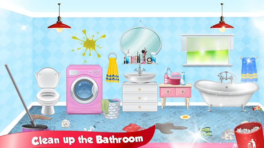 Girl Doll House Design & Clean  [МОД Бесконечные деньги] Screenshot 2