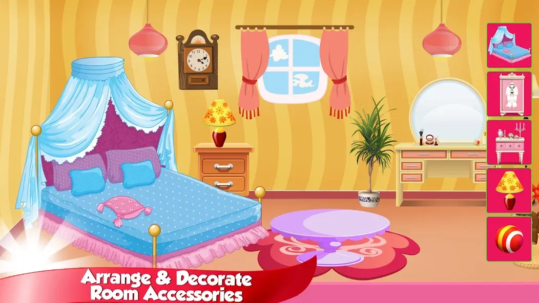 Girl Doll House Design & Clean  [МОД Бесконечные деньги] Screenshot 4