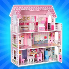 Скачать взломанную Girl Doll House Design & Clean  [МОД Бесконечные деньги] - стабильная версия apk на Андроид