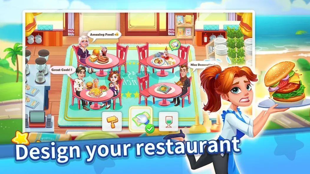 Cooking Master Adventure Games (Кукинг Мастер)  [МОД Много монет] Screenshot 2