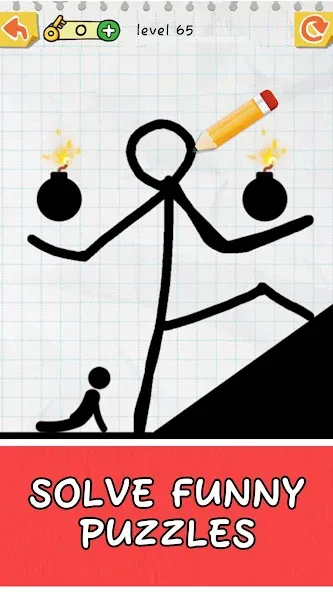 Draw 2 Save: Stickman Puzzle (Дроу 2 Сэйв)  [МОД Много денег] Screenshot 4