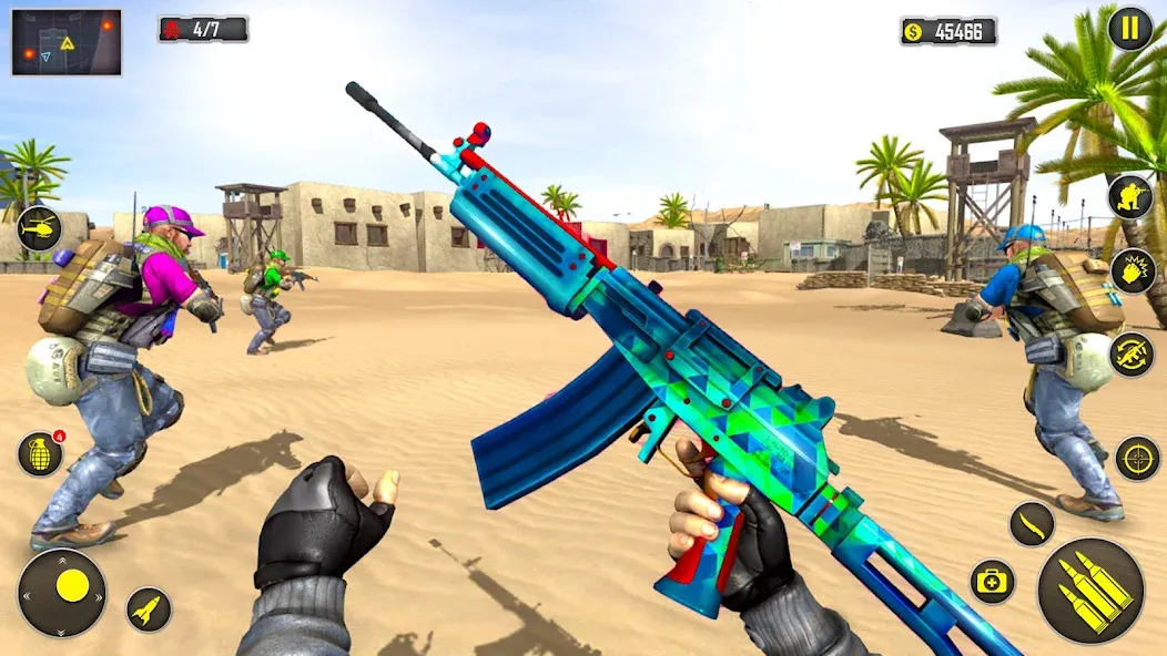 Fps Shooting Strike: Gun Games  [МОД Меню] Screenshot 1