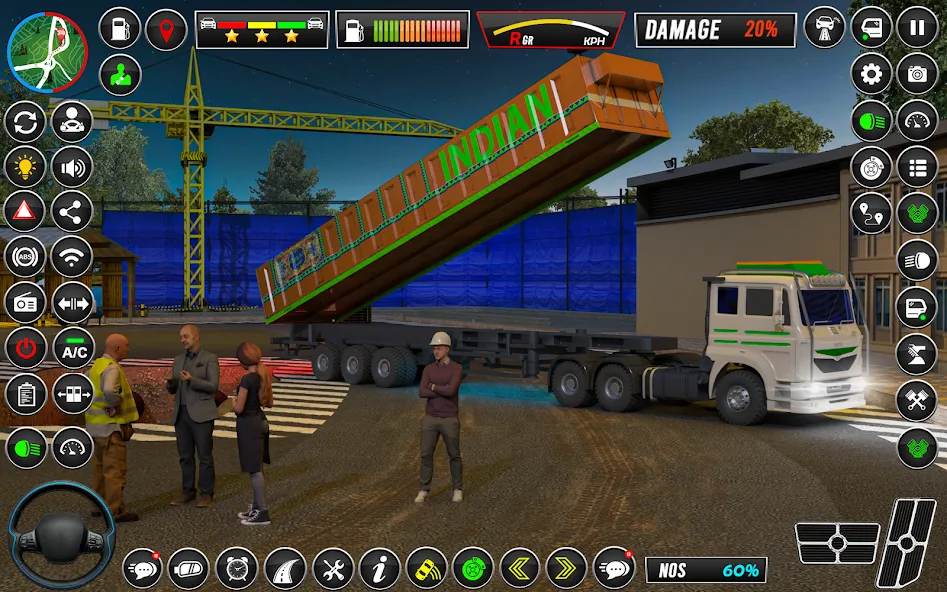 Indian Truck Game 3d Truck sim (Трак Геймс Драйвинг Симулятор)  [МОД Меню] Screenshot 5