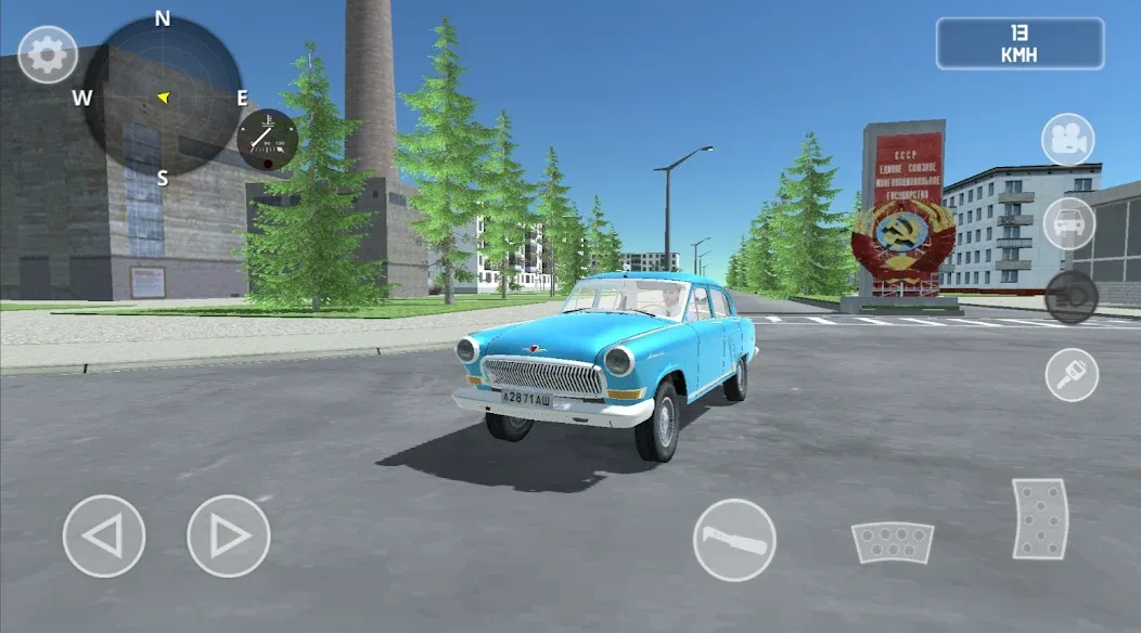 SovietCar: Simulator (оветКар)  [МОД Бесконечные монеты] Screenshot 2