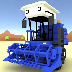 Взломанная Blocky Farm Racing & Simulator  [МОД Все открыто] - стабильная версия apk на Андроид