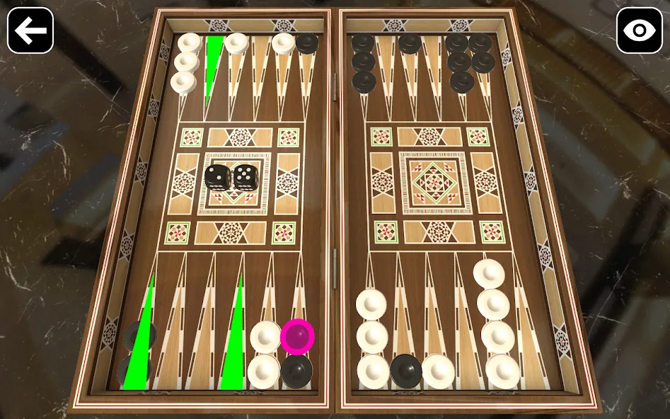 Original Backgammon  [МОД Бесконечные монеты] Screenshot 2