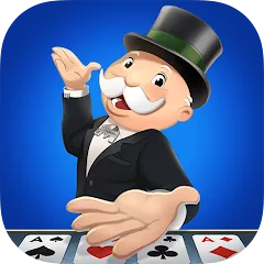 Взломанная MONOPOLY Solitaire: Card Games (Монополия Солитер)  [МОД Много денег] - стабильная версия apk на Андроид