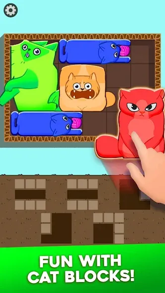 Block Puzzle Cats (Блок Пазл Кошки)  [МОД Menu] Screenshot 1