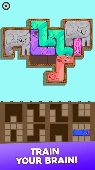 Block Puzzle Cats (Блок Пазл Кошки)  [МОД Menu] Screenshot 4