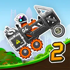 Взлом Rovercraft 2: Race a space car (Роверкрафт 2)  [МОД Много монет] - полная версия apk на Андроид