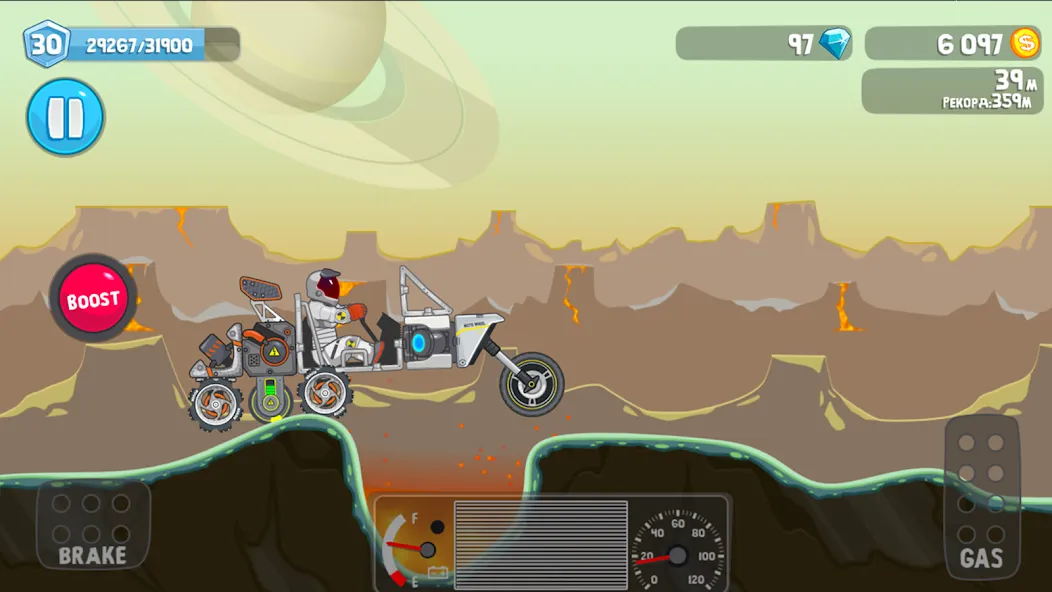 Rovercraft:Race Your Space Car (Роверкрафт)  [МОД Меню] Screenshot 4