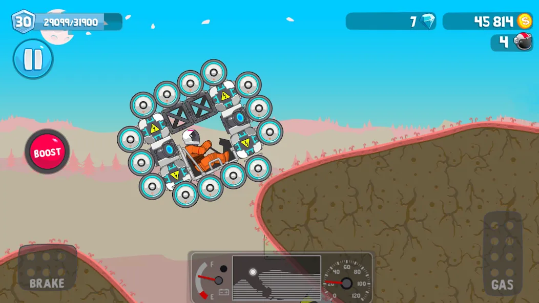 Rovercraft:Race Your Space Car (Роверкрафт)  [МОД Меню] Screenshot 5