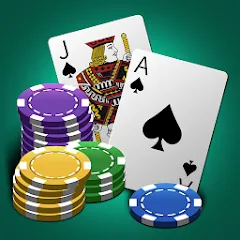 Взлом World Blackjack King  [МОД Много денег] - стабильная версия apk на Андроид