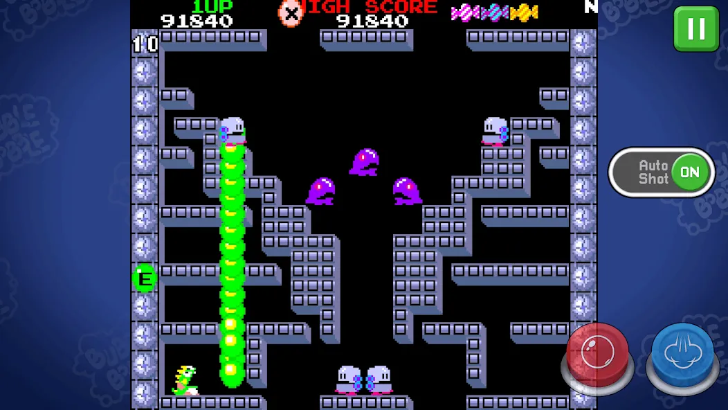 BUBBLE BOBBLE classic (БАБЛ БОББЛ классика)  [МОД Mega Pack] Screenshot 2