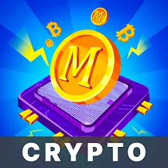 Скачать взломанную Merge Crypto Miner: Earn Money (Мердж Крипто Майнер)  [МОД Много монет] - последняя версия apk на Андроид