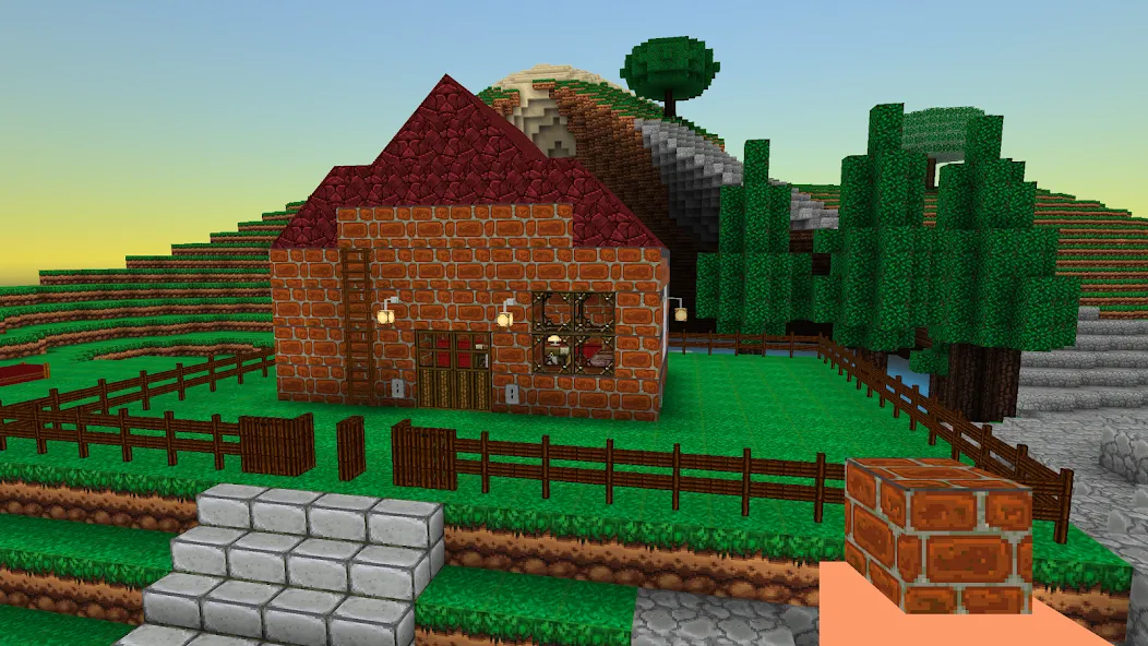 BlockBuild Craft a Dream World (БлокБилд Крафт мира мечты)  [МОД Все открыто] Screenshot 2