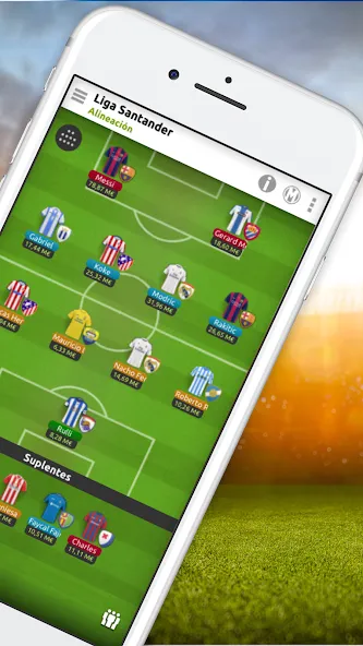 futmondo - soccer manager (футмондо)  [МОД Много монет] Screenshot 2