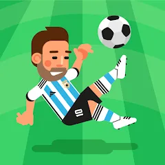 Скачать взломанную World Soccer Champs (Ворлд Соккер Чемпс)  [МОД Mega Pack] - последняя версия apk на Андроид