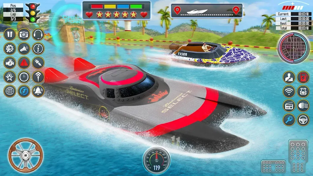 Speed Boat Racing: Boat games  [МОД Все открыто] Screenshot 3