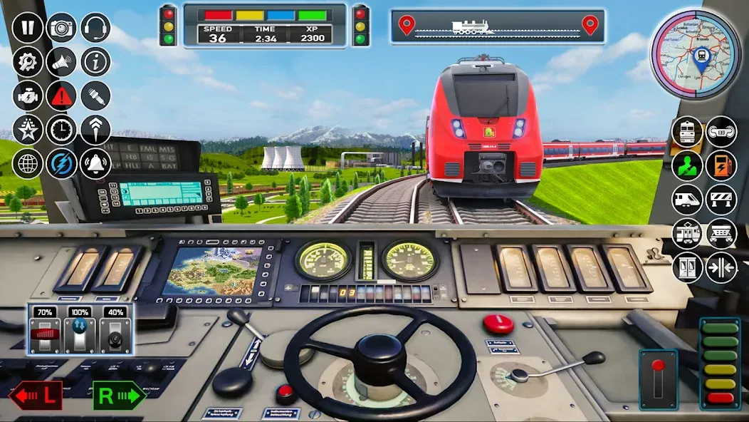 City Train Game 3d Train games  [МОД Unlocked] Screenshot 1