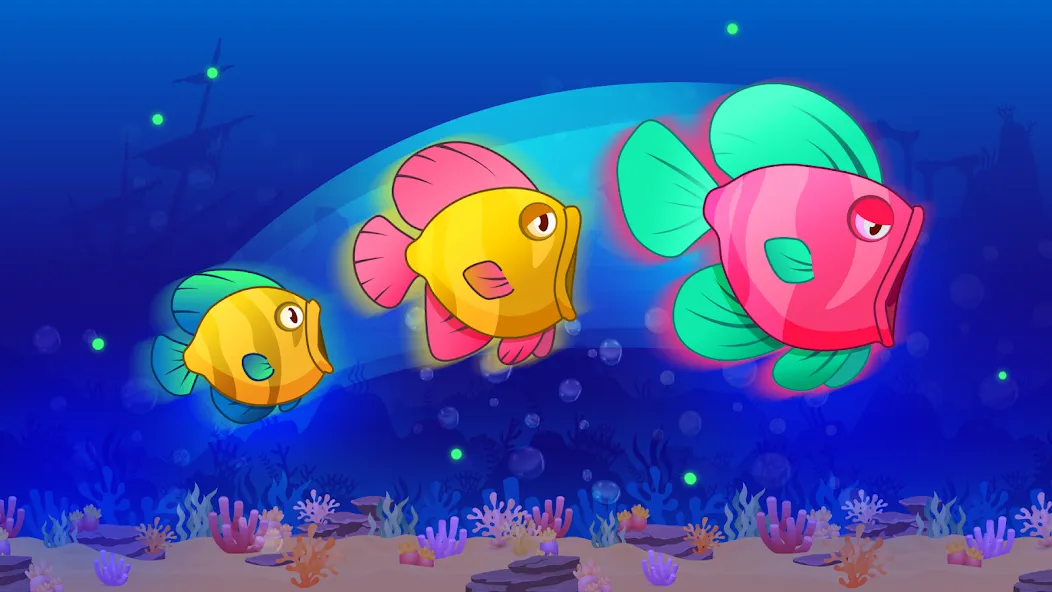 Eat Fish.IO : Fish Battle  [МОД Unlimited Money] Screenshot 2