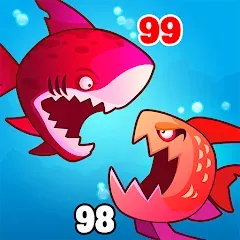 Скачать взлом Eat Fish.IO : Fish Battle  [МОД Unlimited Money] - последняя версия apk на Андроид