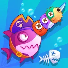 Взломанная Sword Shark.io - Hungry Shark  [МОД Меню] - стабильная версия apk на Андроид