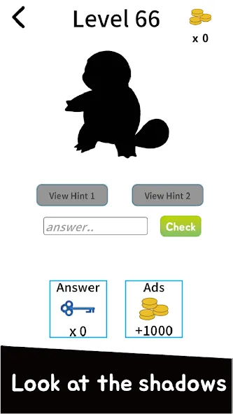 Short answer PokeDex Quiz (Шорт ансвер ПокеДекс Квиз)  [МОД Бесконечные монеты] Screenshot 1