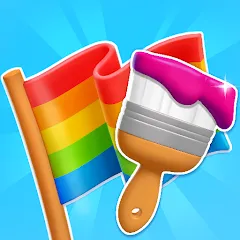 Скачать взломанную Flag Painters (Флаг Пэйнтерс)  [МОД Меню] - стабильная версия apk на Андроид