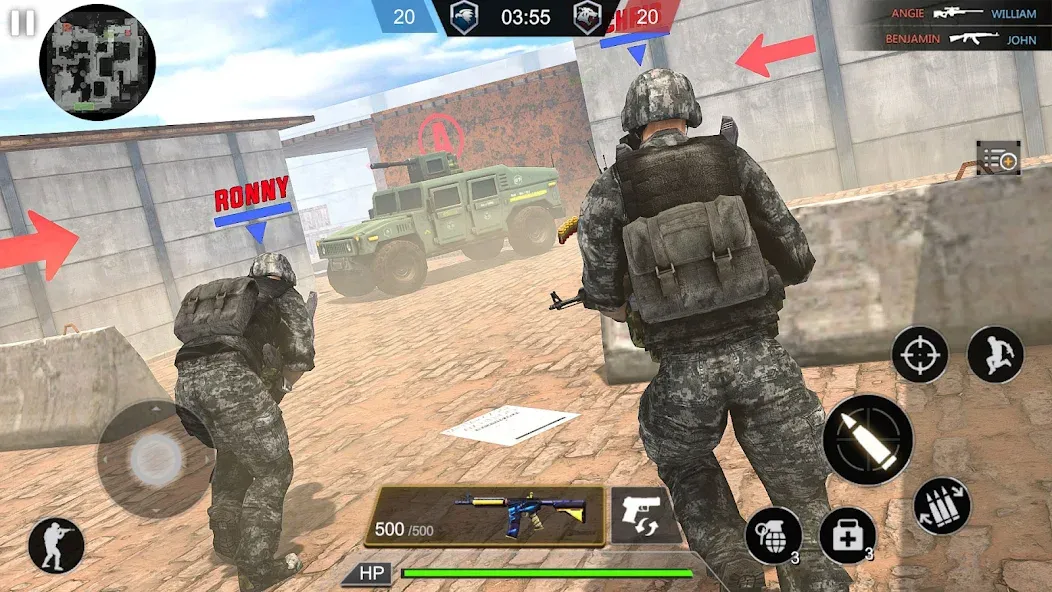 Army Commando Shooting Games  [МОД Unlimited Money] Screenshot 3