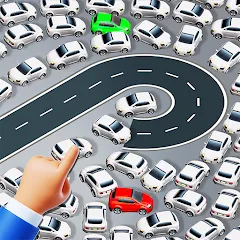 Скачать взломанную Parking Jam: Car Parking Games (Паркинг Джем)  [МОД Unlocked] - последняя версия apk на Андроид