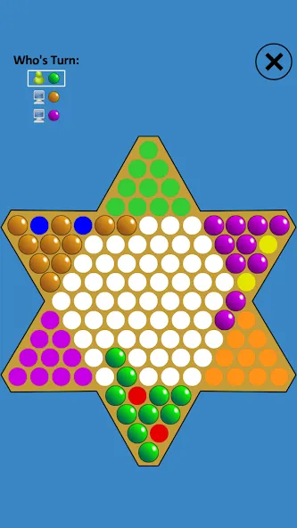 Chinese Checkers Touch (Китайские шашки Тач)  [МОД Меню] Screenshot 2