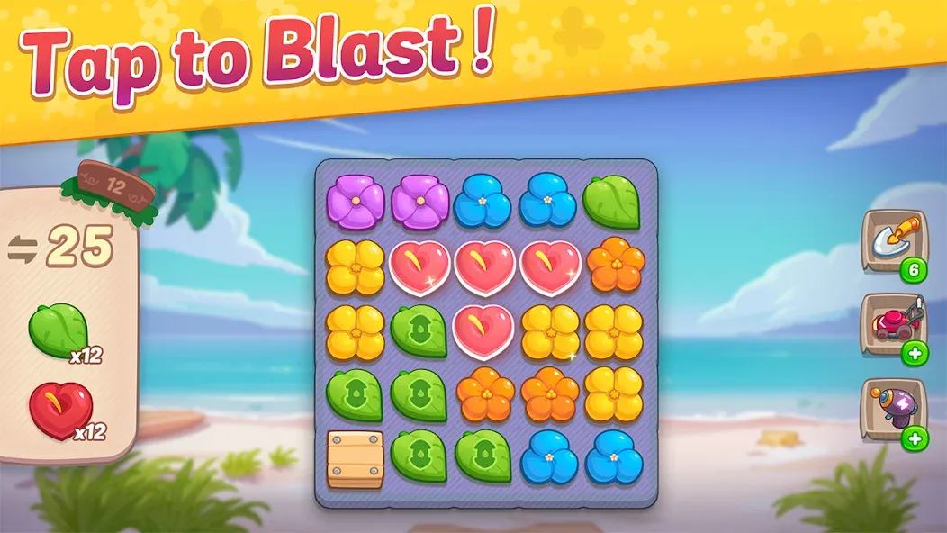 Ohana Island: Blast & Build (Охана Айленд)  [МОД Много монет] Screenshot 5