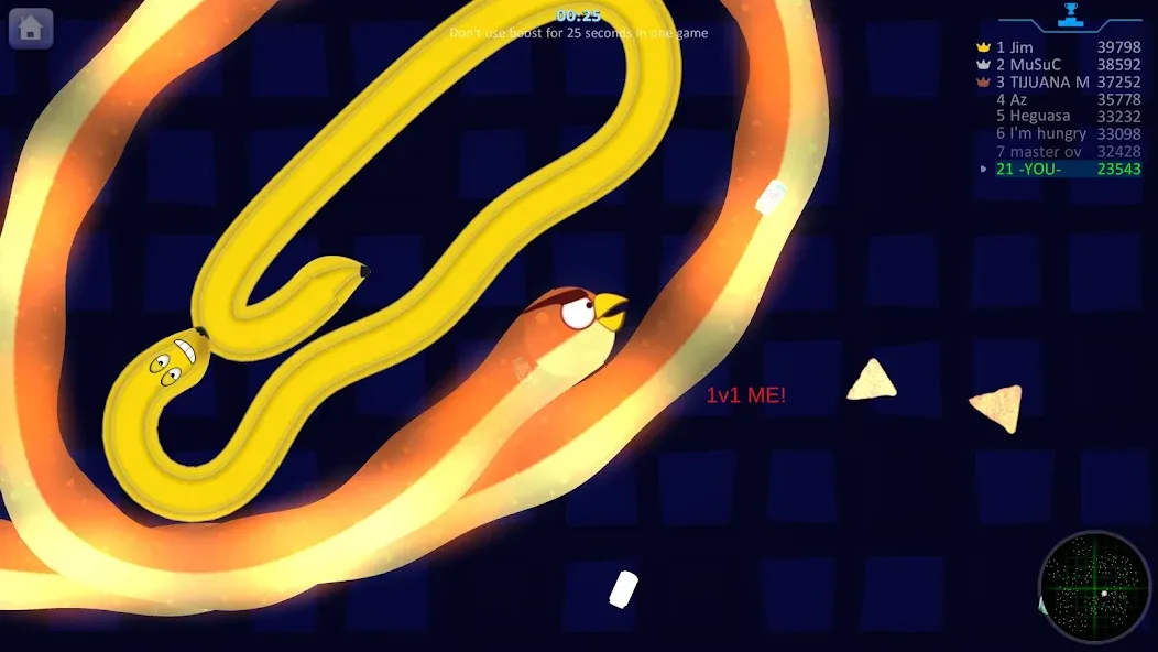 Snake Hunt: Worm io Games Zone  [МОД Unlimited Money] Screenshot 4