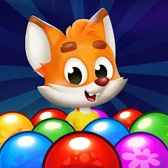 Взлом Bubble Friends Bubble Shooter  [МОД Бесконечные монеты] - стабильная версия apk на Андроид