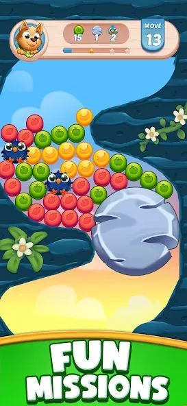 Farm Blast - Merge & Pop  [МОД Бесконечные монеты] Screenshot 1