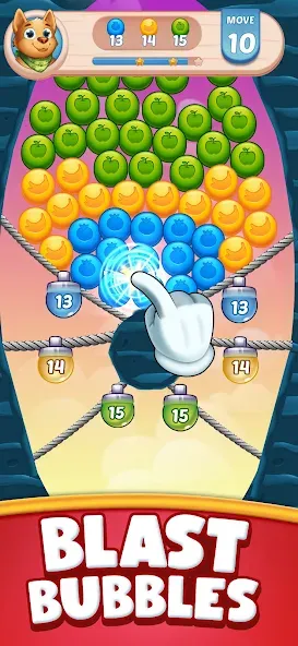 Farm Blast - Merge & Pop  [МОД Бесконечные монеты] Screenshot 2