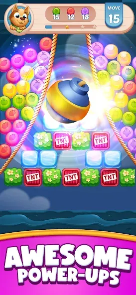 Farm Blast - Merge & Pop  [МОД Бесконечные монеты] Screenshot 3
