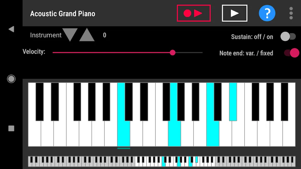 Simple piano with recorder (Симпл пиано с рекордером)  [МОД Unlimited Money] Screenshot 1