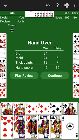 Pinochle - Expert AI (Пиночле)  [МОД Много денег] Screenshot 3