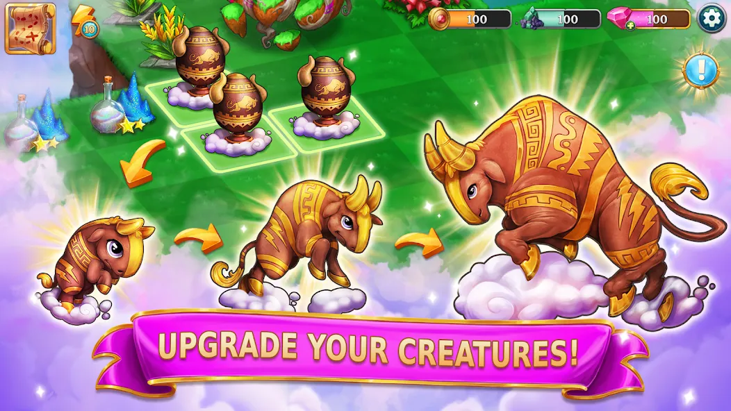 Merge Adventure: Magic Dragons (Мердж Приключения)  [МОД Unlimited Money] Screenshot 2