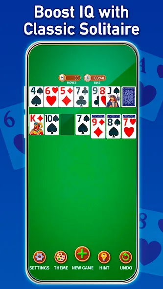 Solitaire: Classic Card Game (Клондайк Солитер)  [МОД Все открыто] Screenshot 1