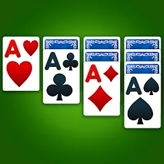 Скачать взломанную Solitaire: Classic Card Game (Клондайк Солитер)  [МОД Все открыто] - последняя версия apk на Андроид