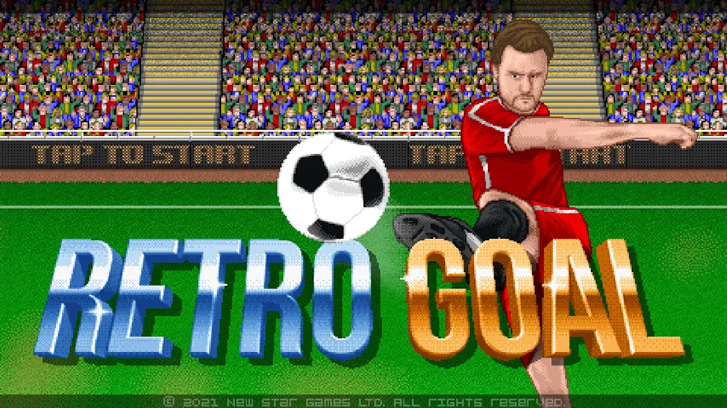 Retro Goal (Ретро Гол)  [МОД Бесконечные монеты] Screenshot 1